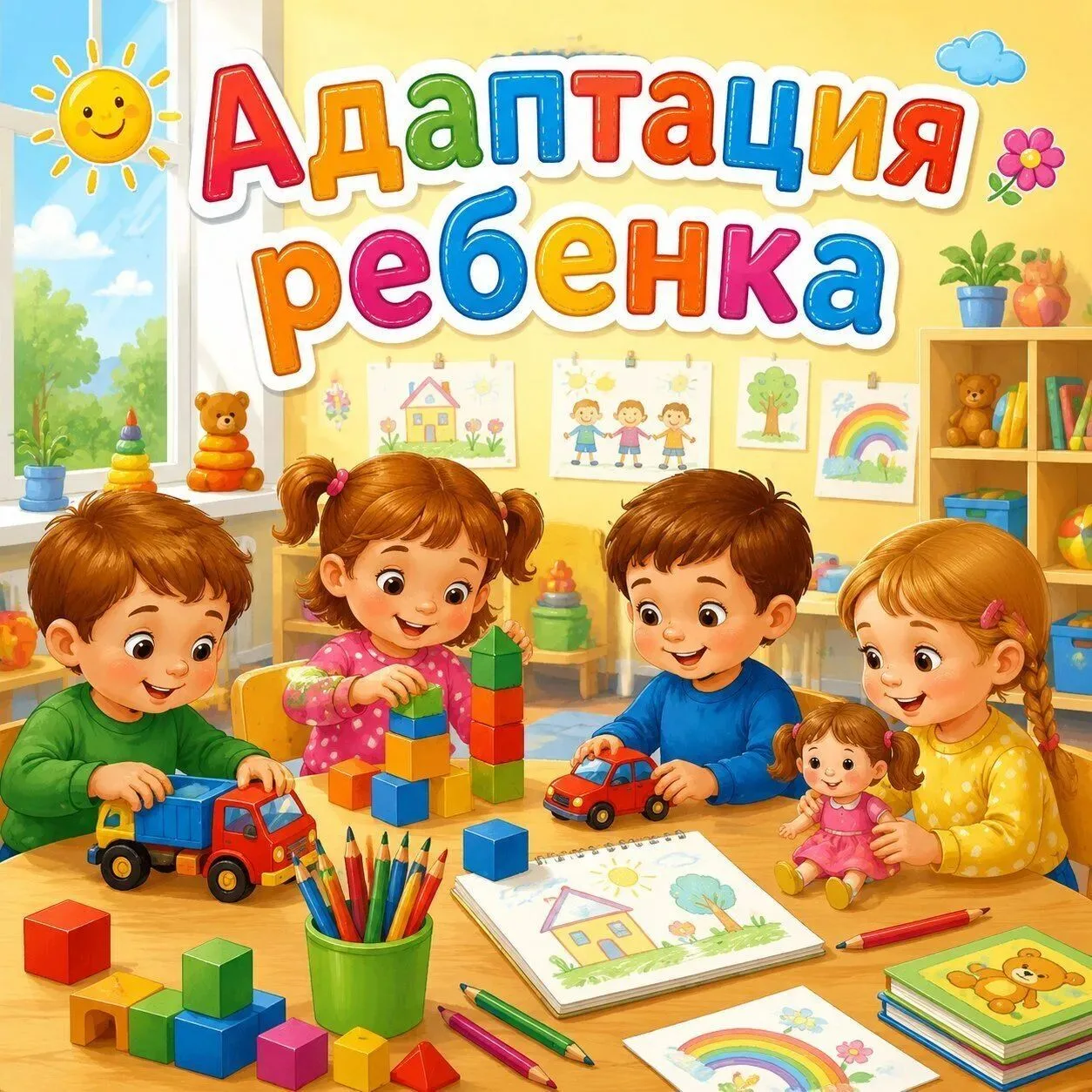 Адаптация каждого ребенка проходит по-разному, но есть общие закономерности: