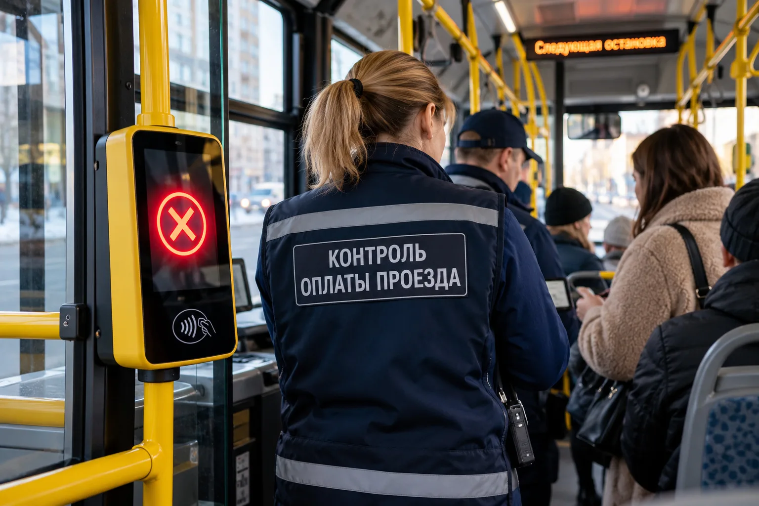🚌 Омских «зайцев» решили запирать в автобусах до конца проверки
