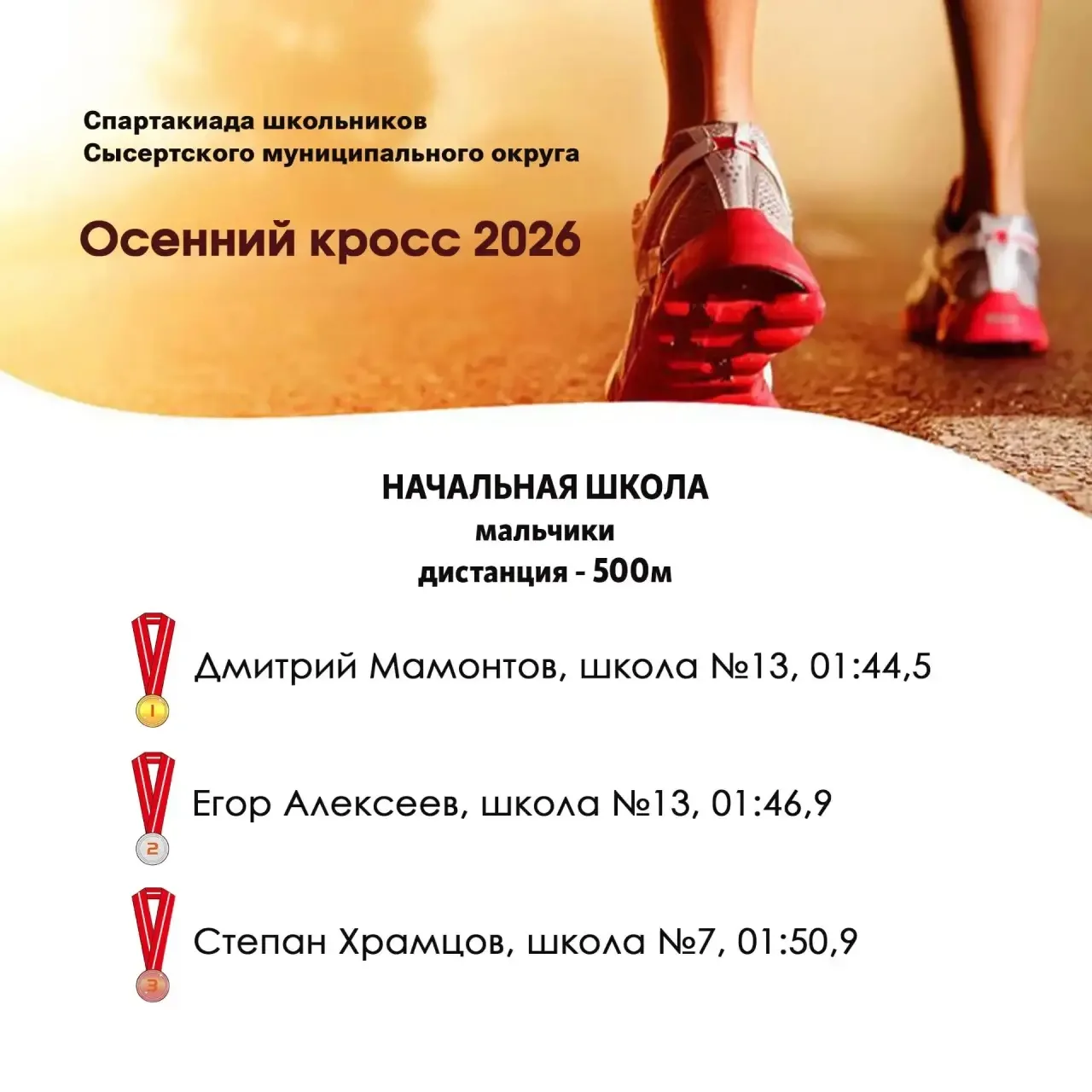🏃‍♂️🏃‍♀️ Золотая осень на беговой дорожке: подведены итоги «Осеннего кросса» в Сысерт...