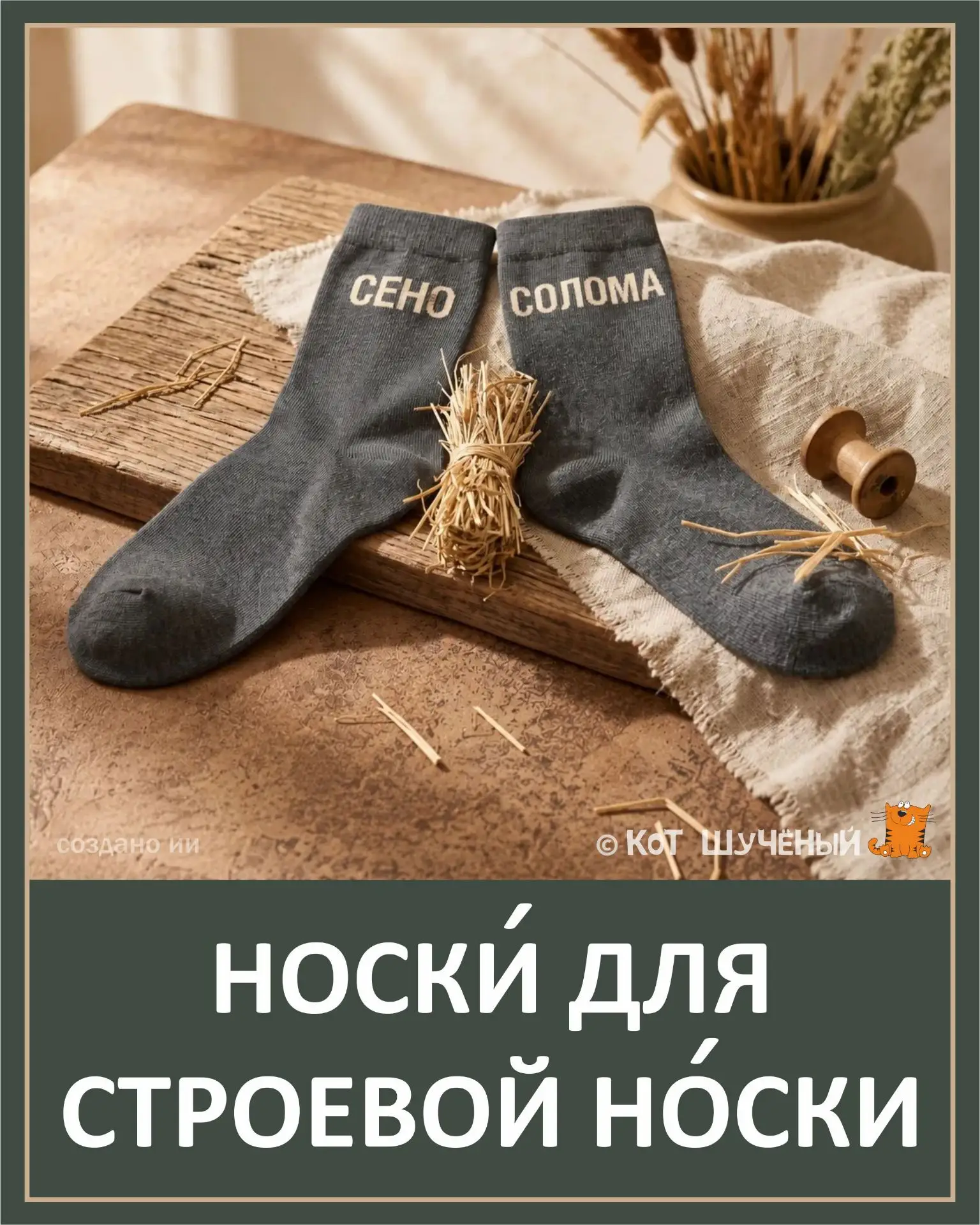 Не разбрасывайте носки по квартире! 😁
