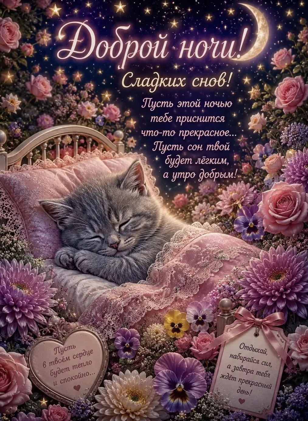 Доброй ночи 💤 

😍 Самые лучшие Открытки и Поздравления  👉 Подписаться 👈