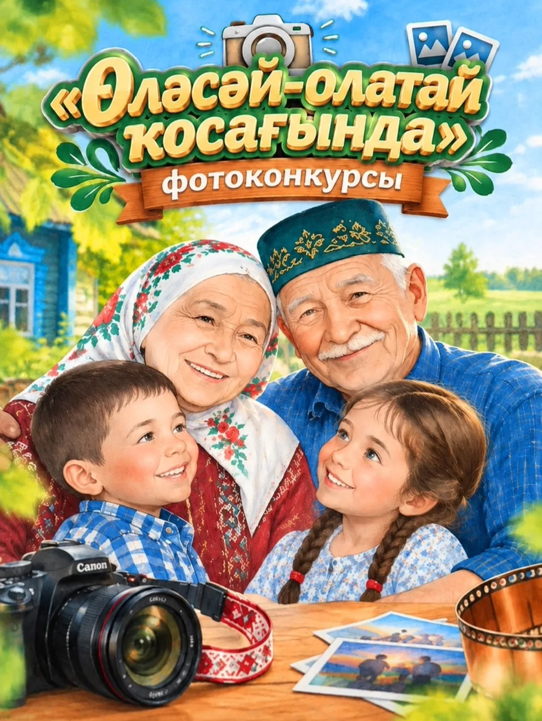 Яңы фoтoкoнкуpc башлайбыҙ, дуҫтаp! Һеҙҙе лә ҡатнашыpға cаҡыpабыҙ. Бәйге xаҡында oшo һыл...