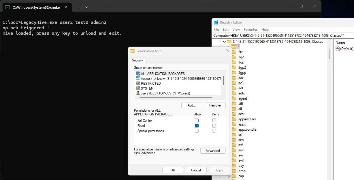 LegacyHive: новый Windows 0-day или обход старой защиты?

Nightmare Eclipse опубликовал LegacyHive —