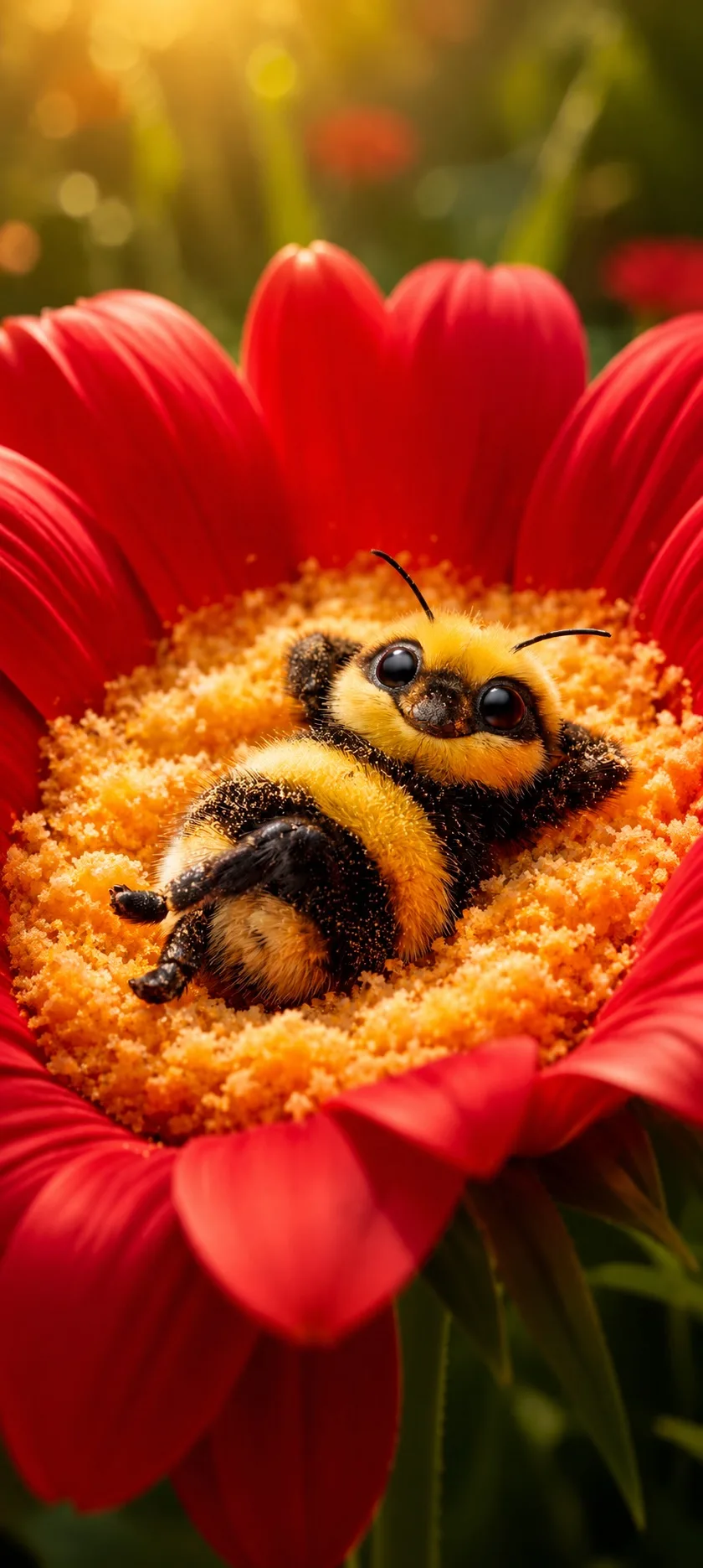Милые обои со шмелями 🐝