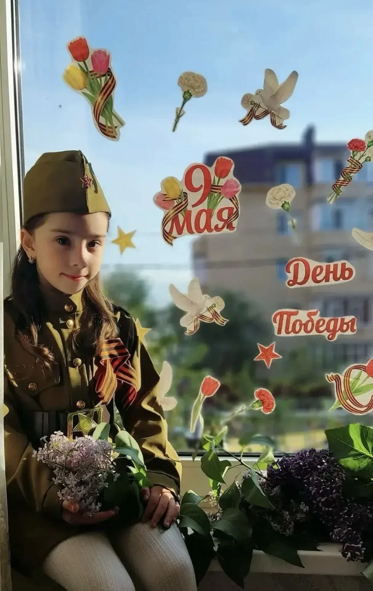 Акция «Окна Победы» 1Б класс Гучетль Алина   #нацпроектмолодежь01  #МолодежьАдыгеи 📩  Присоединяйтес