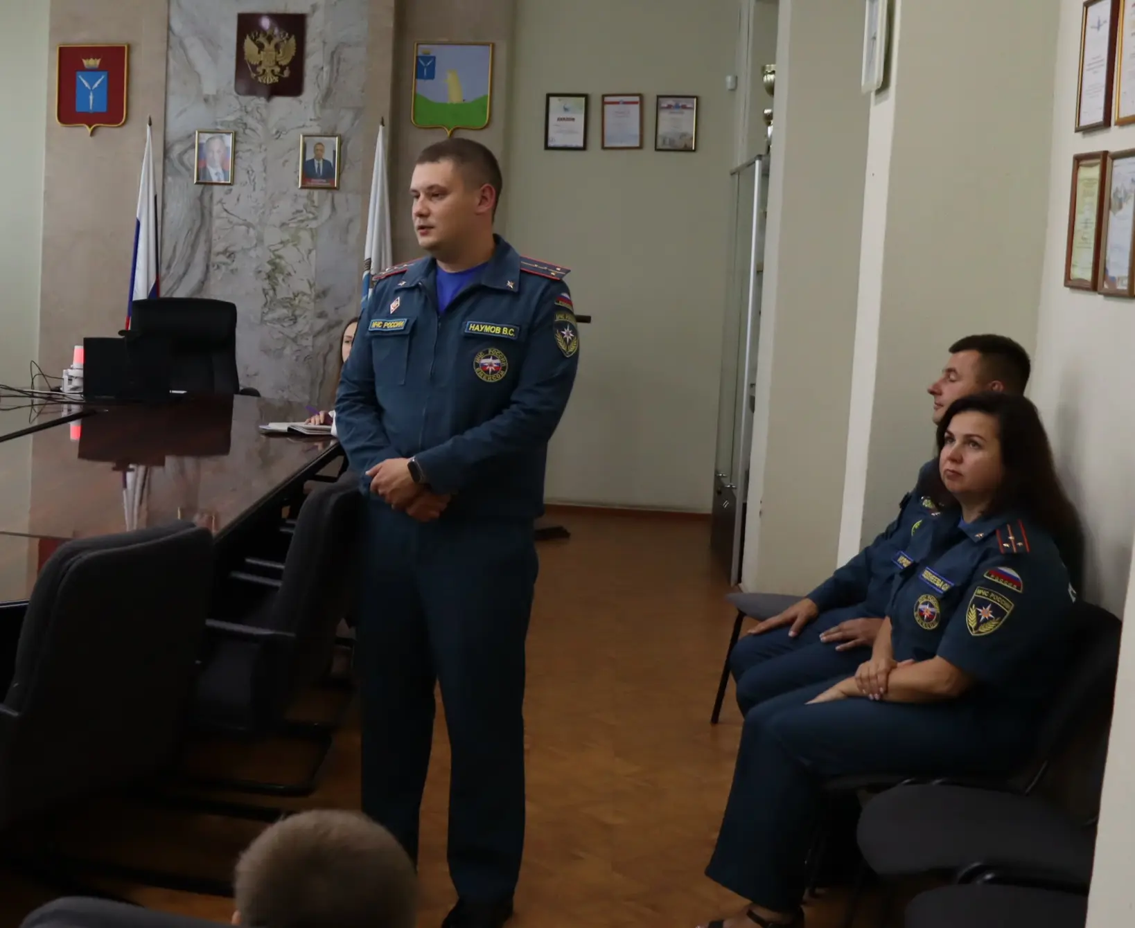 Акция «Помоги пойти учиться»: как будущие первоклассники встретились со спасателями!