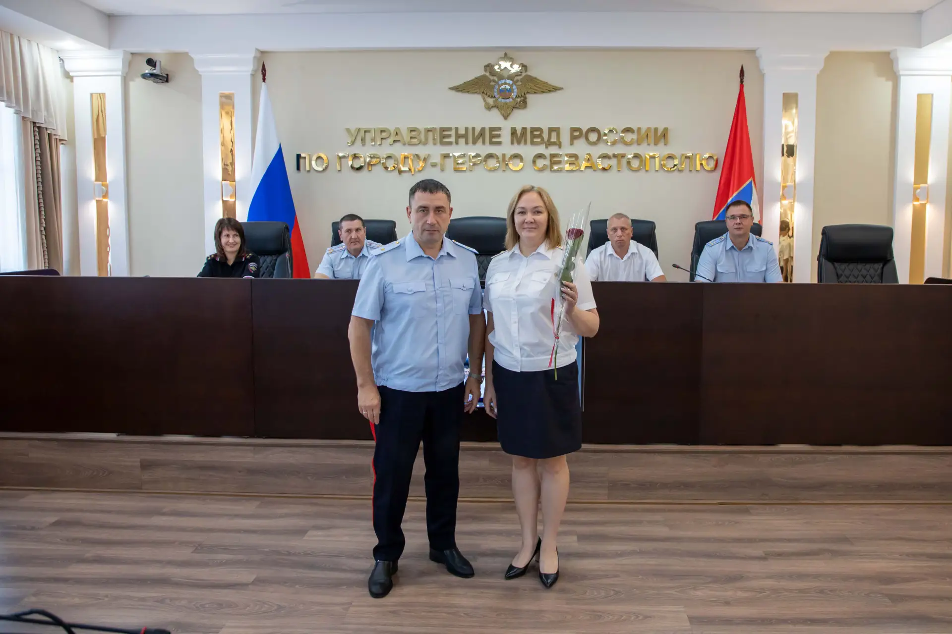 Начальник УМВД России по г.Севастополю генерал-майор полиции Сергей Сигунов поздравил сотрудников ты