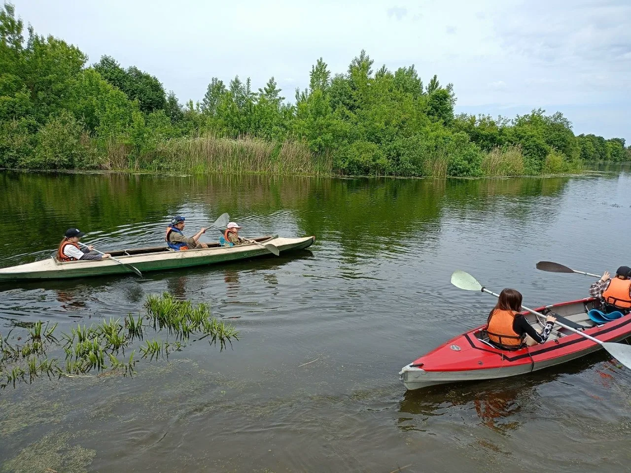 🚣Интересно прошла очередная тренировка у ребят центра в ходе многодневного похода в рамках краткоср