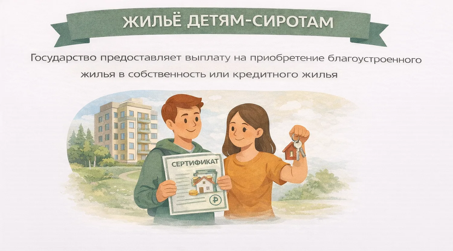 📌 В соответствии с действующим законодательством предусмотрена выплата на приобретение...