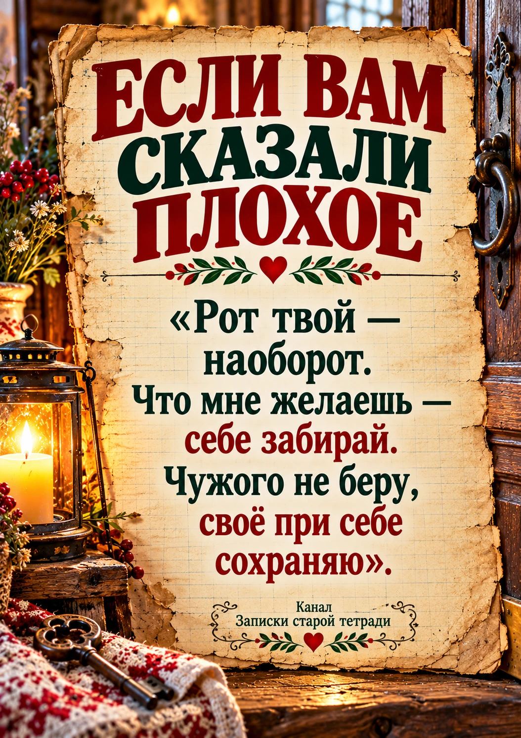 🧿 Если неприятные слова сказали прямо вам — сразу тихо произнесите слова с картинки и ...
