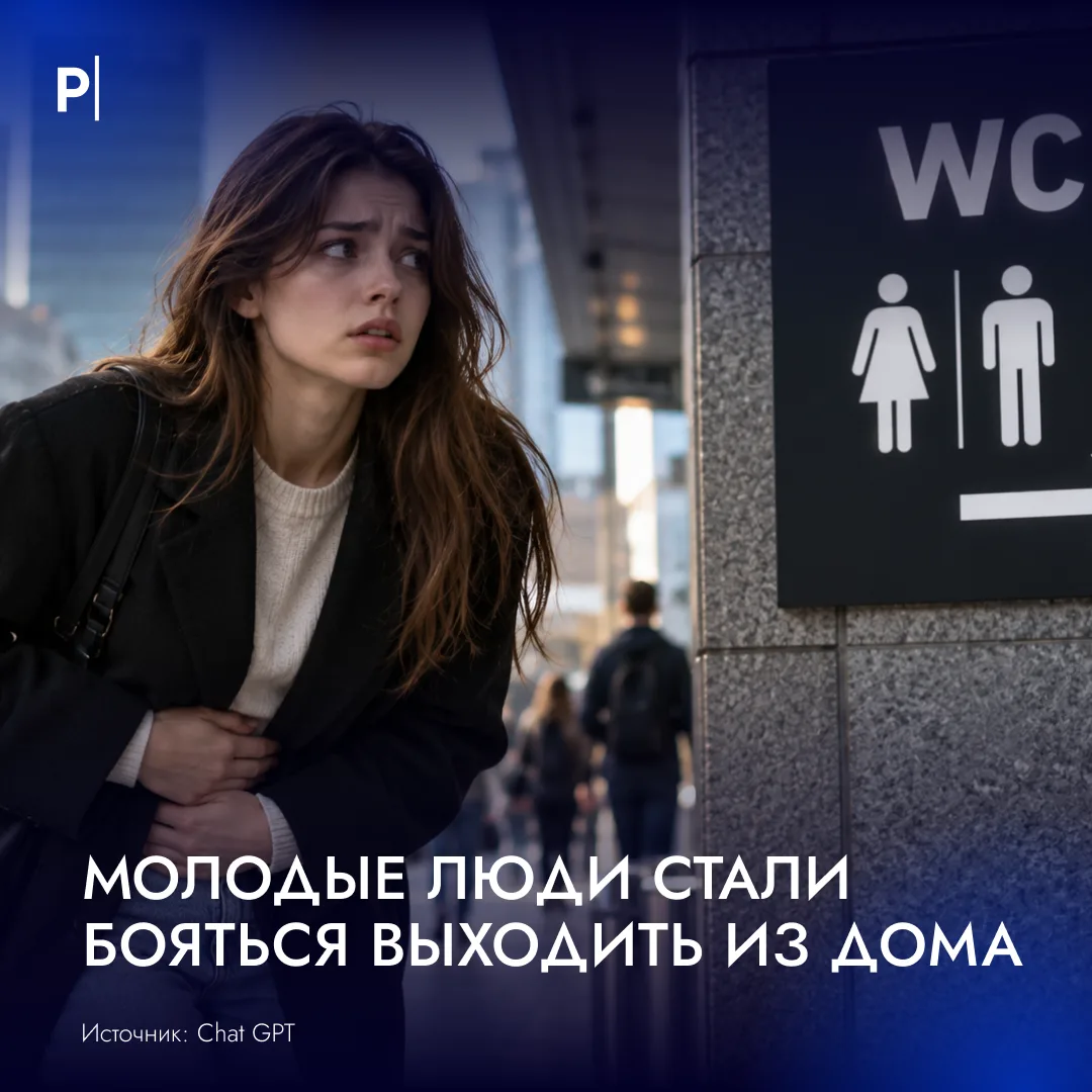 🚽Зумеры массово сталкиваются с «туалетной тревожностью».