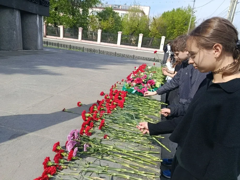 🕯️ 81 год Победы. Память, которую мы храним.  Ежегодно гимназисты принимают участие в торжественном 