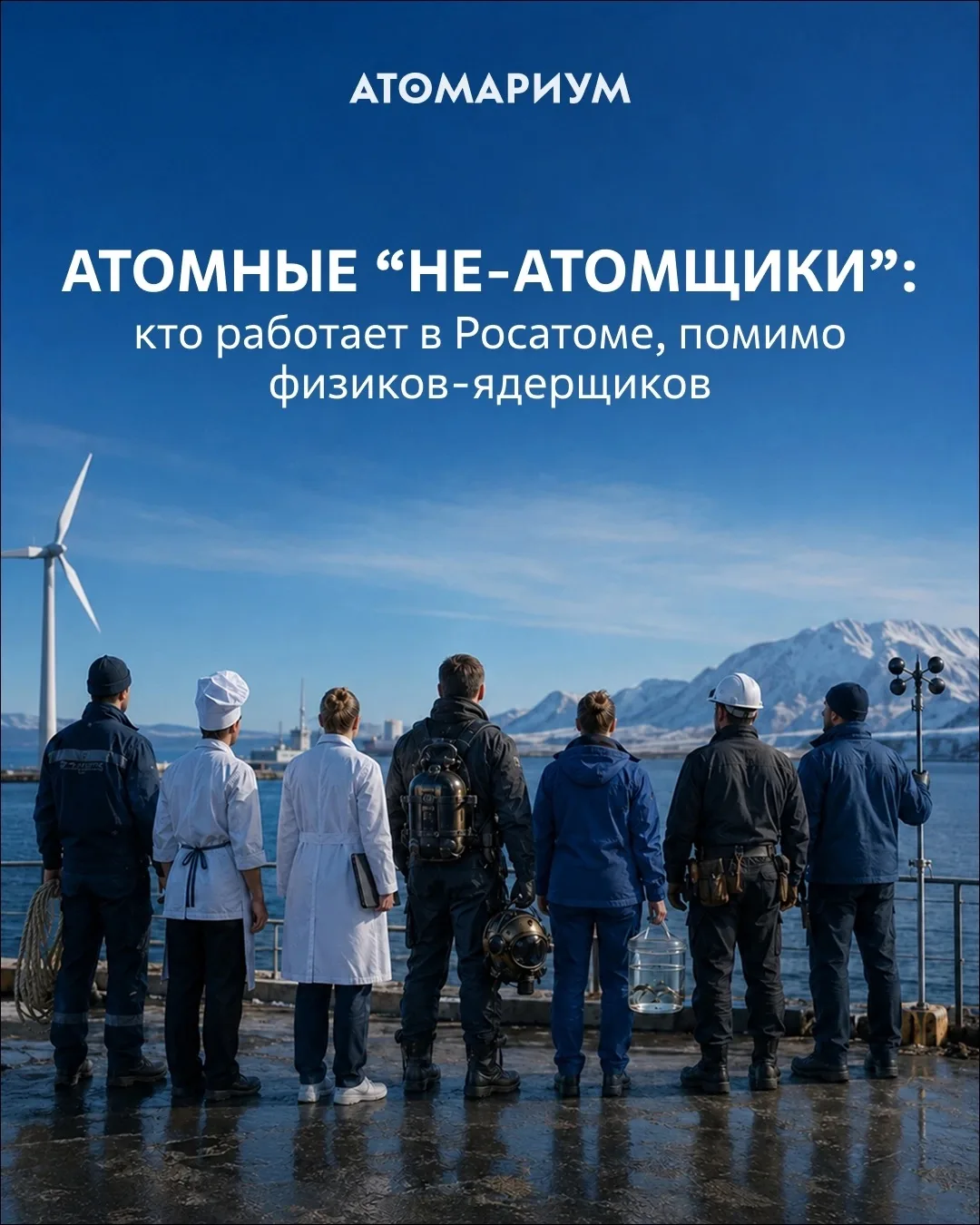 Дозиметрист, гидрометрист, водолаз и «смотритель ветра»: кто работает в атомной отрасли, кроме физик