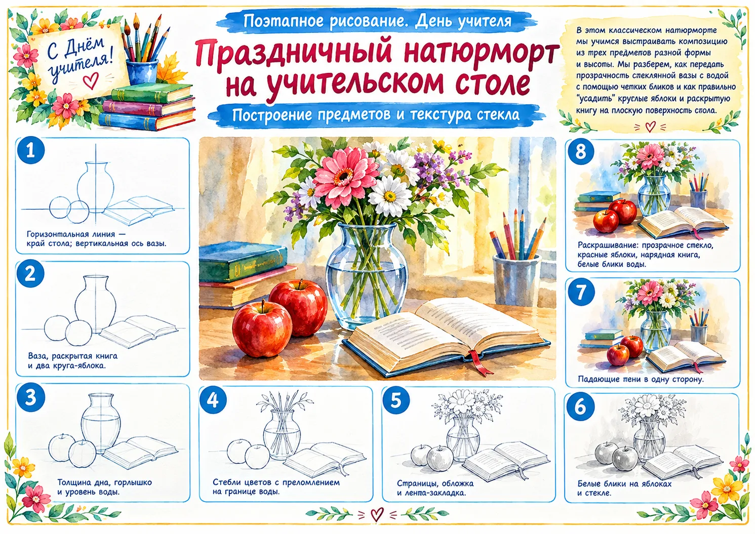 🍂Скоро! 5 октября! День учителя. Идеи для творческих подарков!🏫