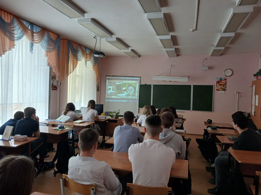 🧩В​ рамках акции, приуроченной к Международному дню отказа от курения​ для обучающихся 8 «Б» класса​