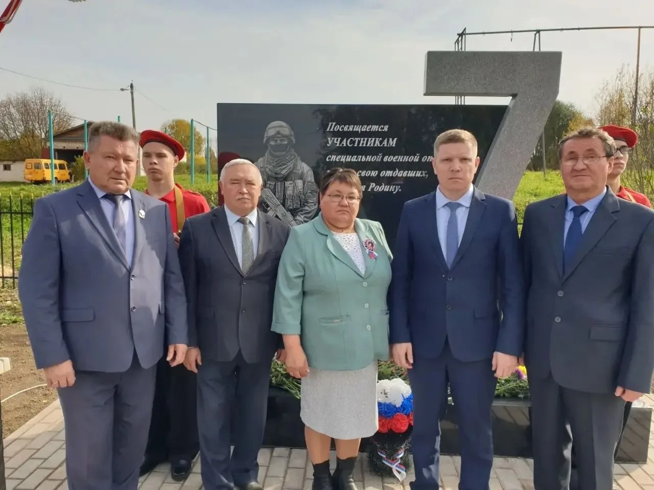В селе Старый Торъял открыли памятник участникам СВО