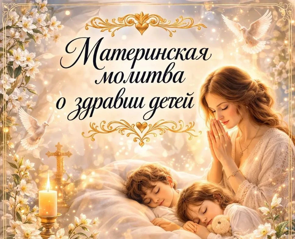 🥰Для матери нет ничего дороже здоровья её детей.