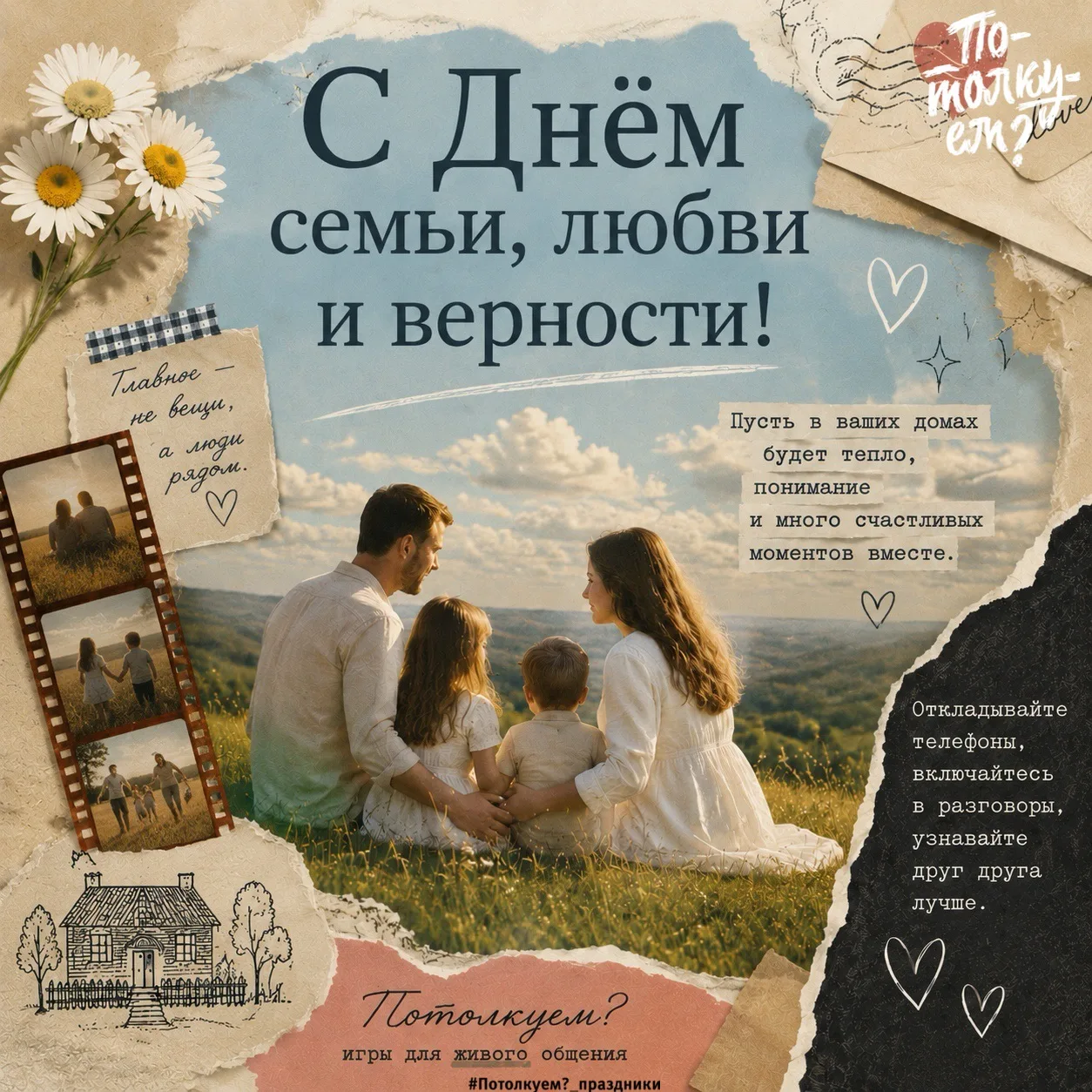 ❤️ С Днём семьи, любви и верности!