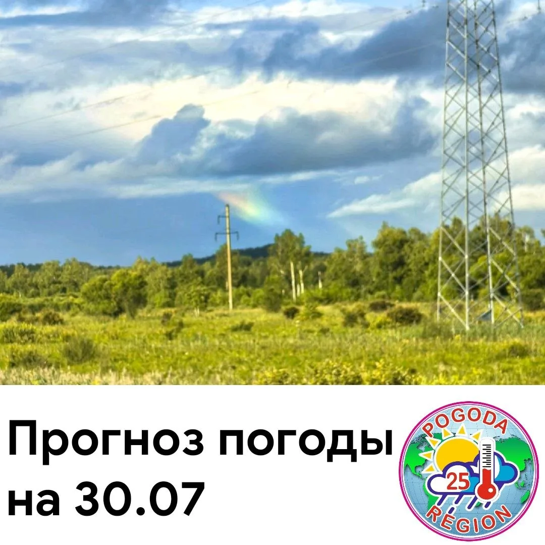 В предстоящие сутки  30.07  неустойчивый характер погоды в крае продолжится, но дождей ...