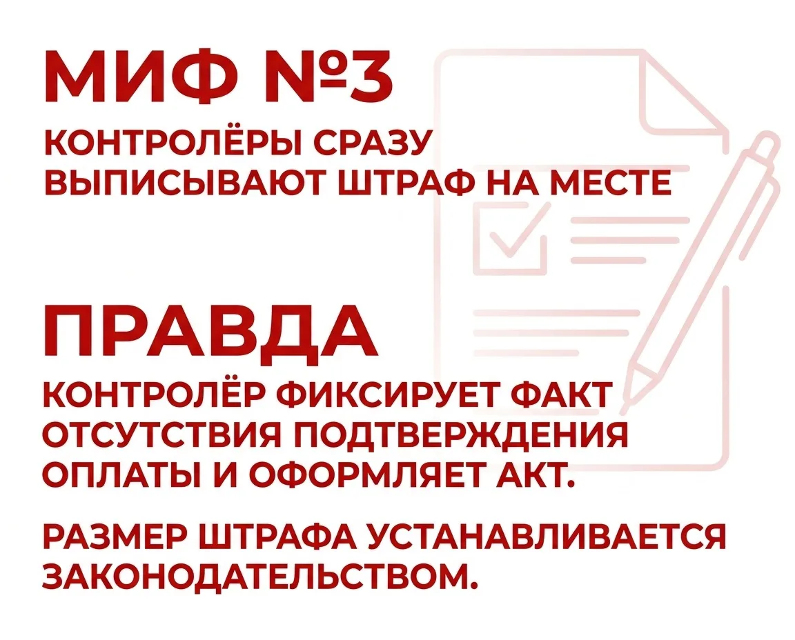 ️Мифы и правда об оплате проезда в транспорте 

Разбираем частые заблуждения, которые возникают у па