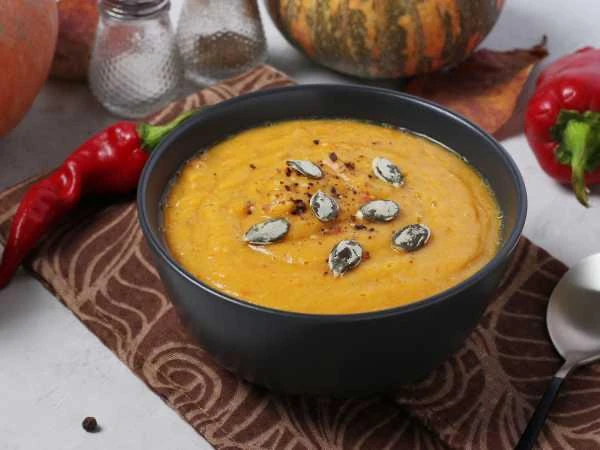 🍲 Суп-пюре из тыквы с чечевицей