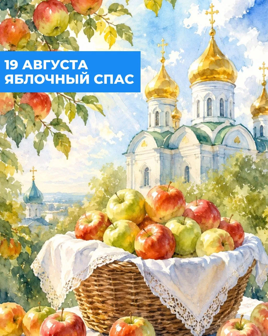 Яблочный Спас отмечается 19 августа