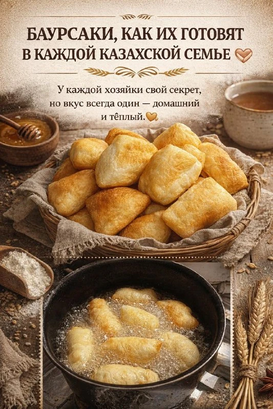 НИ ОДИН ПРАЗДНИК БЕЗ НИХ НЕ ОБХОДИТСЯ!✨ ЭТИ БАУРСАКИ — НАСТОЯЩАЯ ГОРДОСТЬ КАЗАХСКОЙ КУХ...