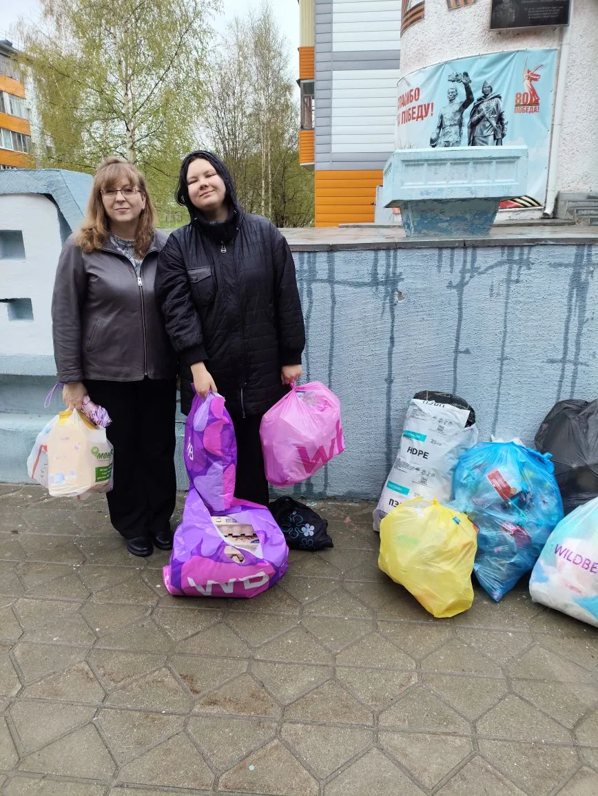 Нашим волонтёрам дождь не помеха! 🌧️💪  ♻ ️24 мая в Нягани состоялась восемнадцатая экологическая акц
