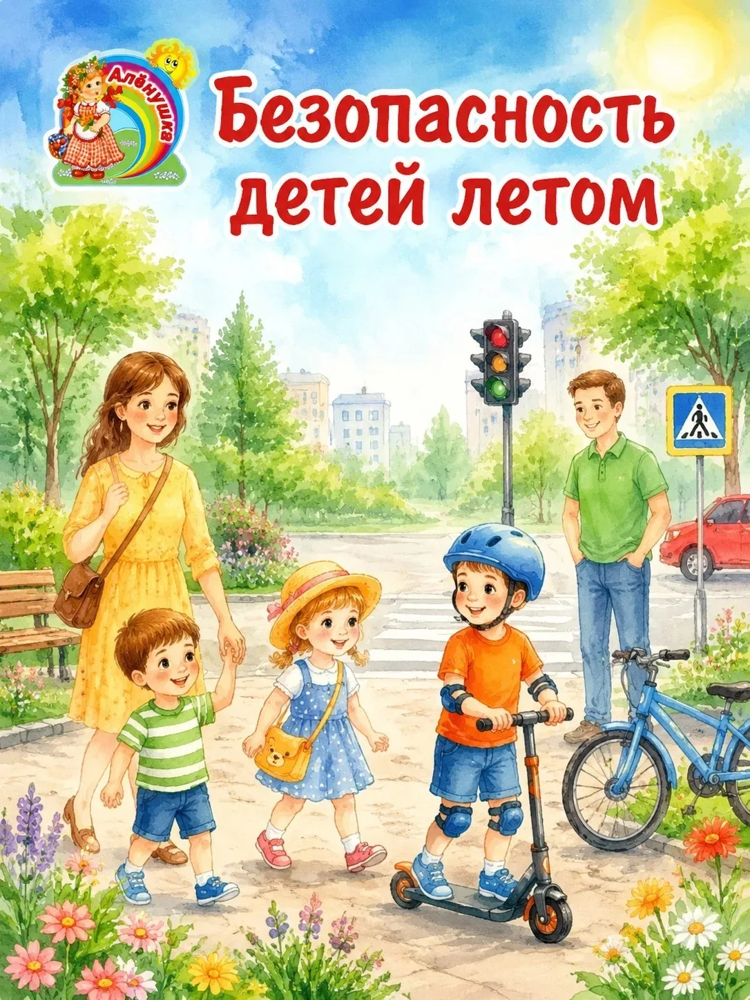 ☀️ Лето — время прогулок, игр во дворе, самокатов, велосипедов и маленьких приключений. Но именно ле