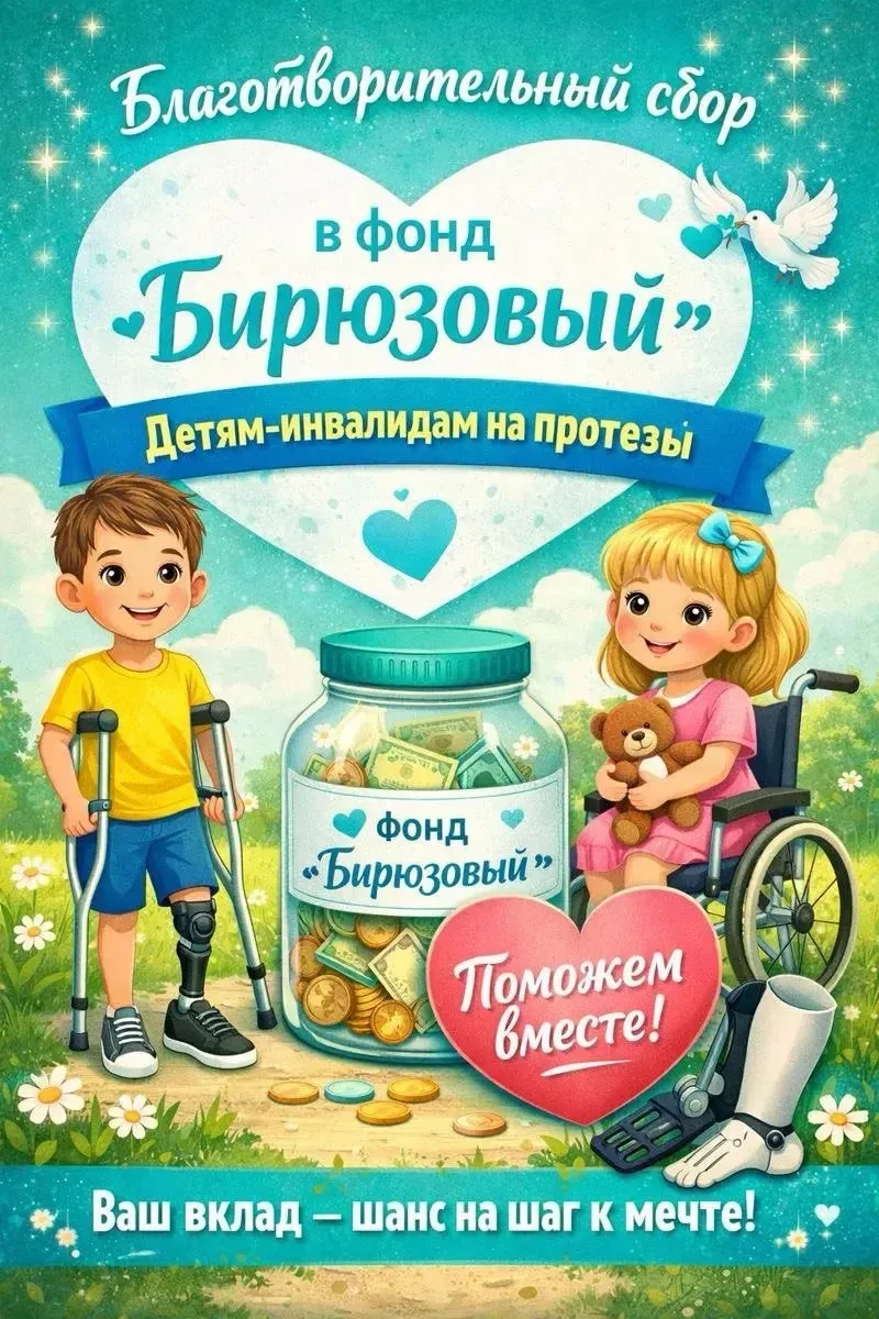 ❤️ Давайте делать добро вместе! ❤️  В нашей школе 🏫 объявлен благотворительный сбор средств в фонд «