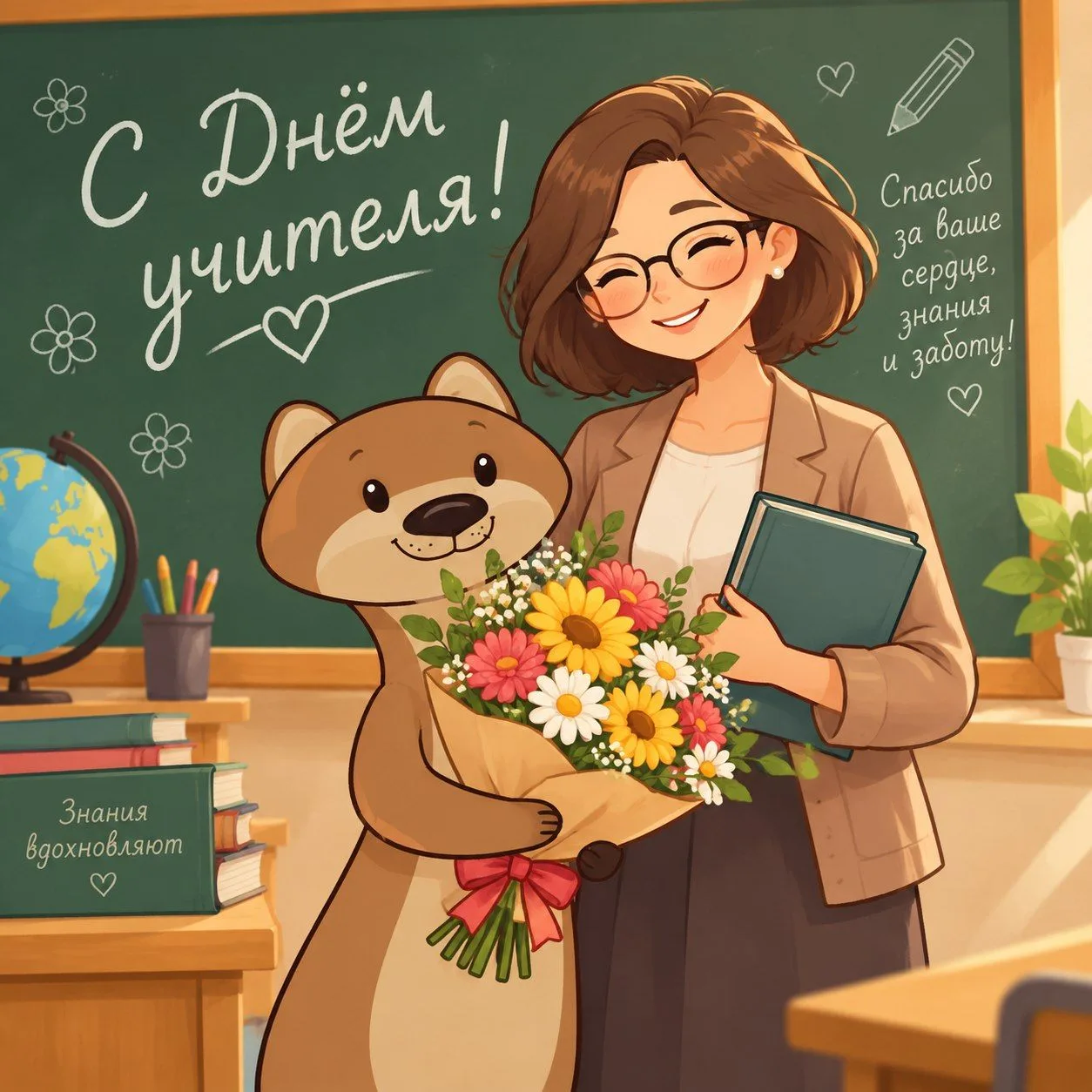 💐 С Днём учителя, дорогие педагоги!