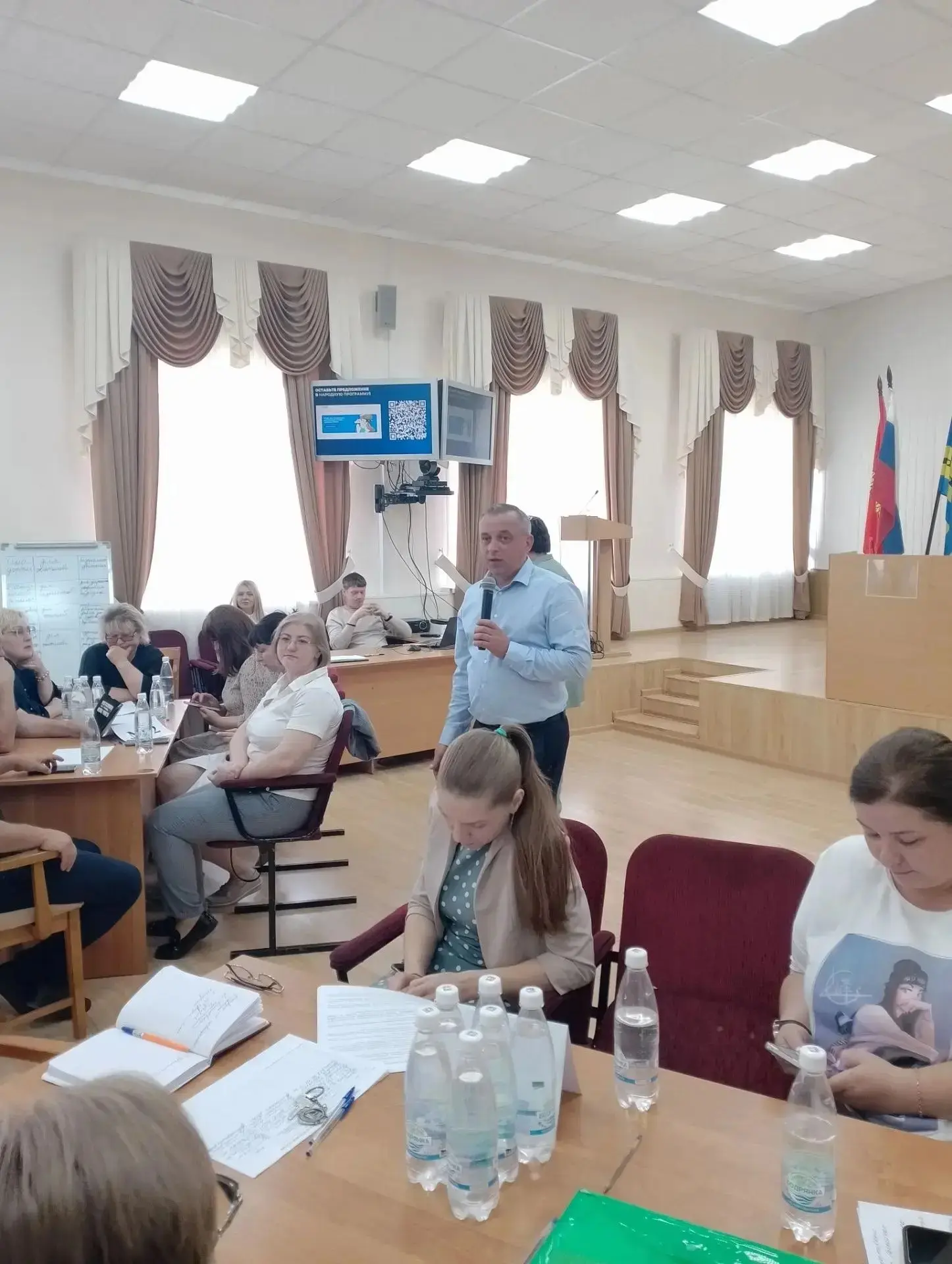 В большом зале администрации прошла стратегическая сессия по вопросам развития Лев‑Толстовского муни