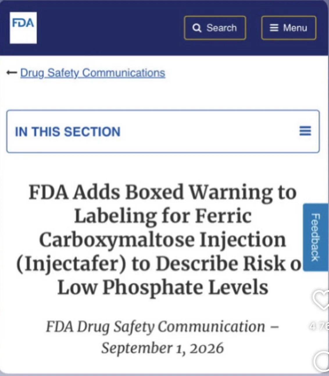 Весь интернет уже неделю гудит от новости, что FDA запретили капельницы с железом… слыш...