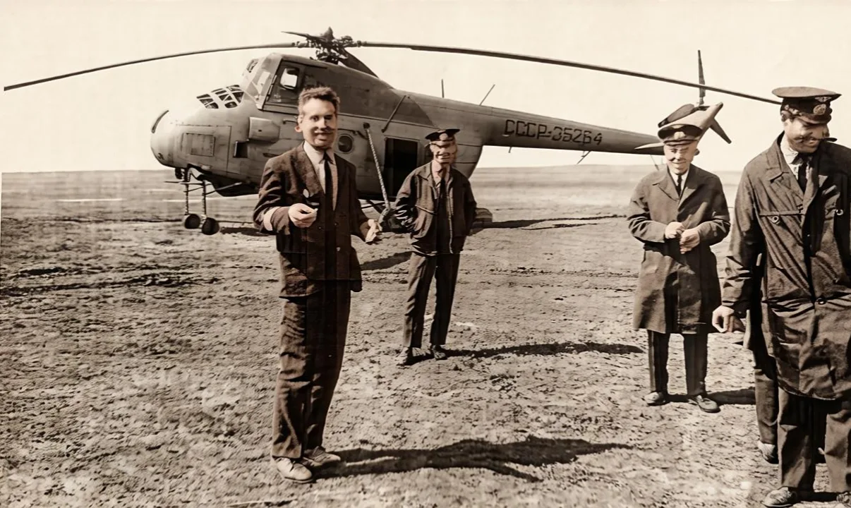 Подбор площадки для размещения аэропорта Бегишево. 1965 год.