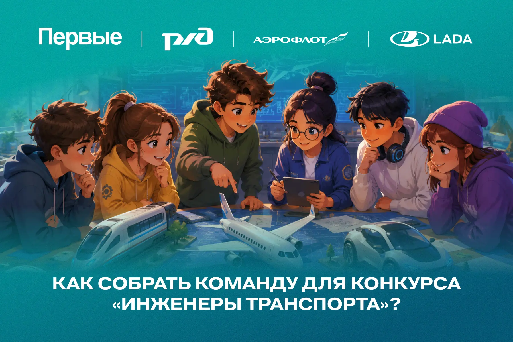 👥 Хорошая команда — залог успеха в технологическом направлении «Инженеров транспорта»!