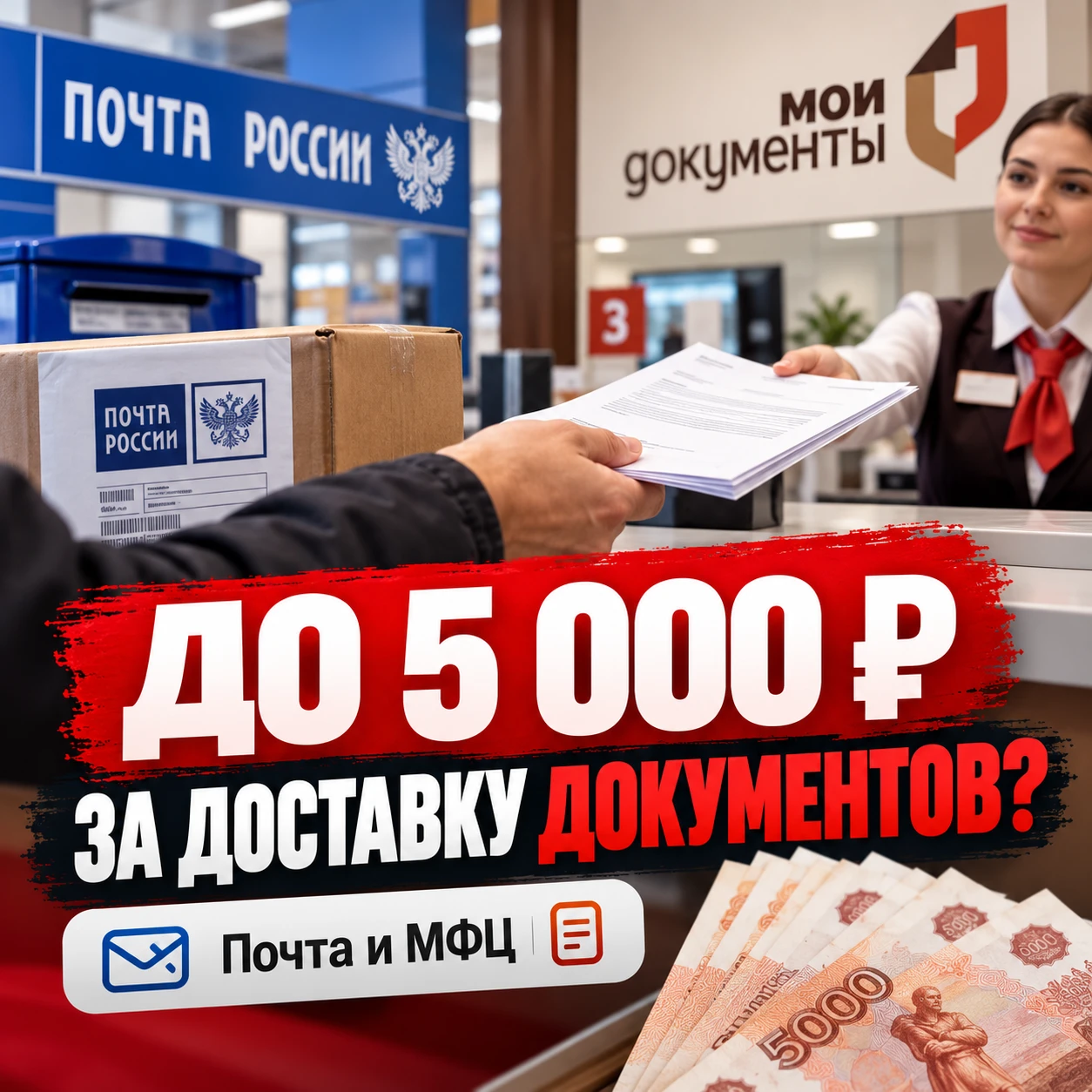 📬 ДО 5 ТЫСЯЧ РУБЛЕЙ ЗА ДОСТАВКУ ДОКУМЕНТОВ: ЧТО ХОТЯТ ИЗМЕНИТЬ С 2027 ГОДА