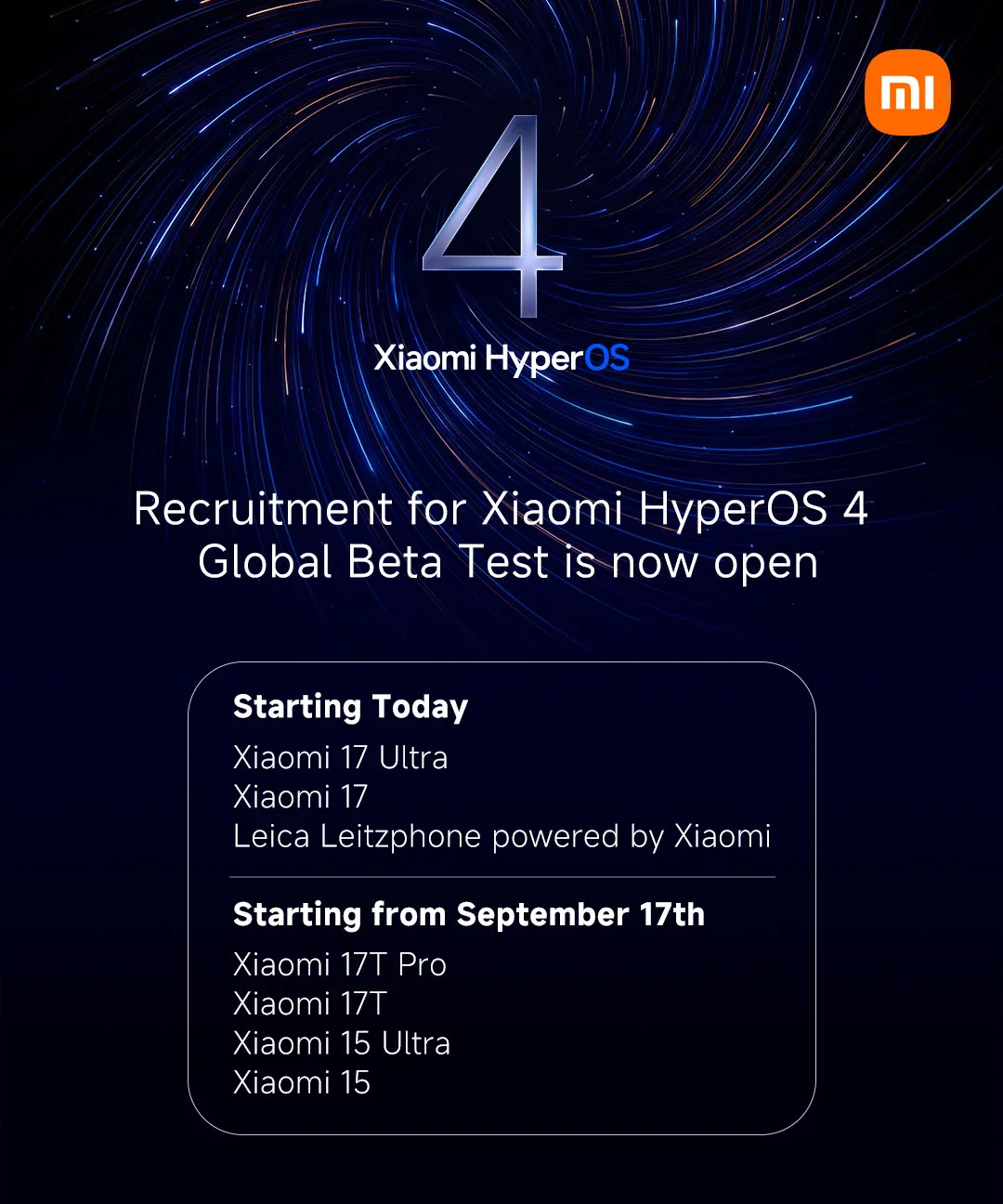 Глобальная HyperOS4 уже скоро 🔥 Xiaomi  открыла набор бета-тестеров для прошивок Globa...