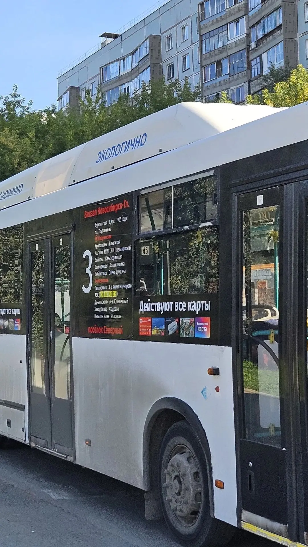 Маршрут автобуса №3 в Новосибирске оставят без изменений