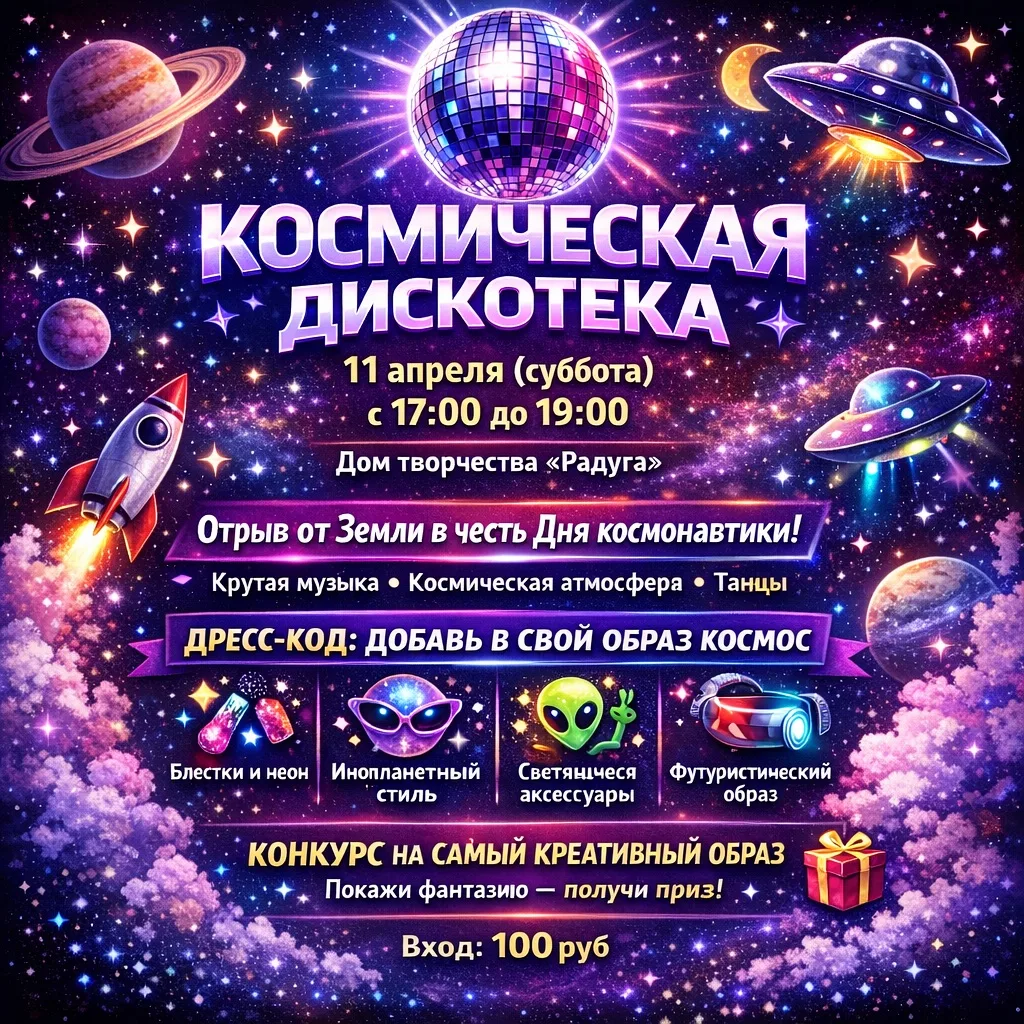 🚀 ВЫХОДИМ НА ОРБИТУ ТАНЦЕВ 🌌