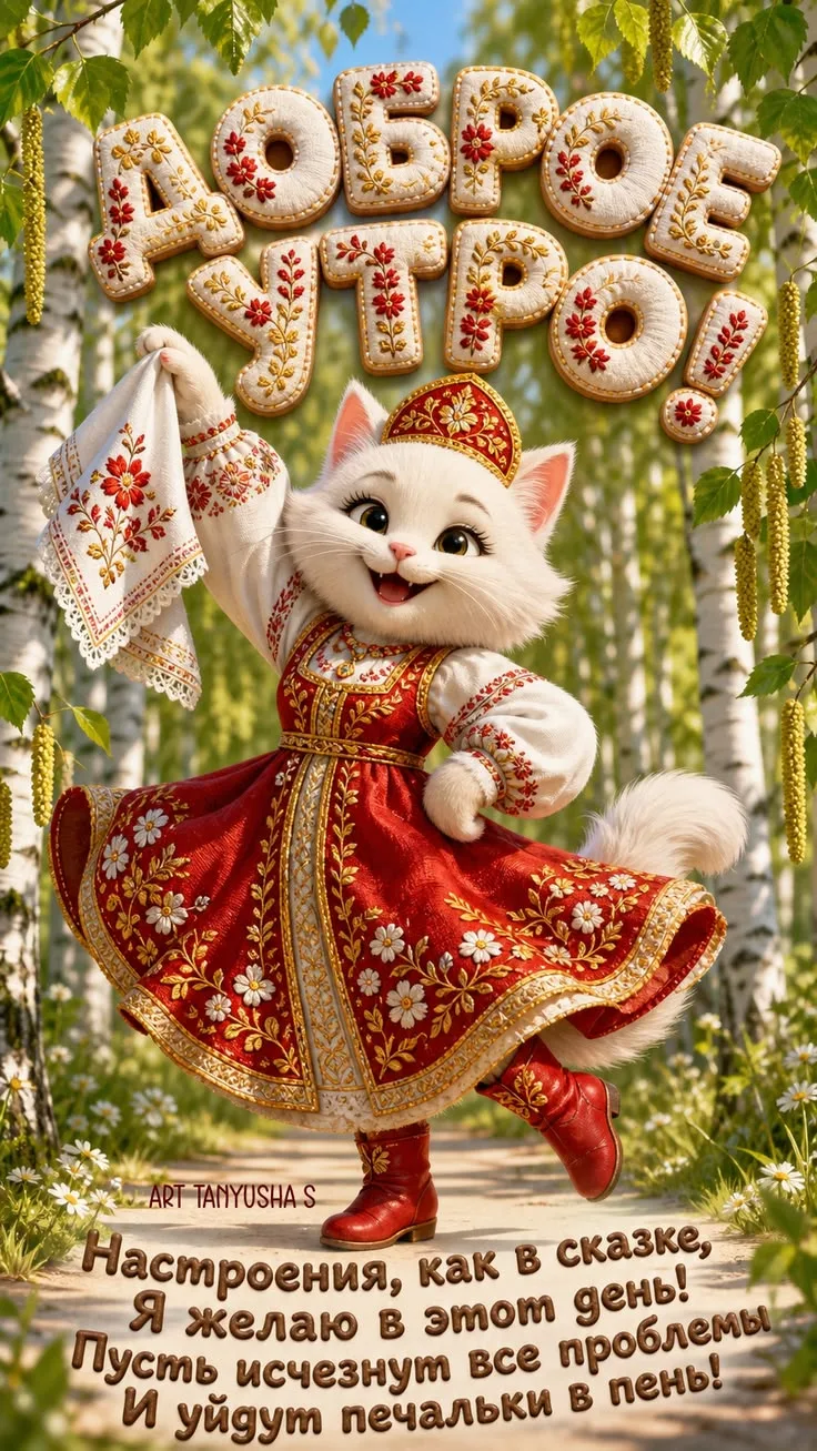 🌞🎉 Чудесного утра! Везения и хорошего настроения!