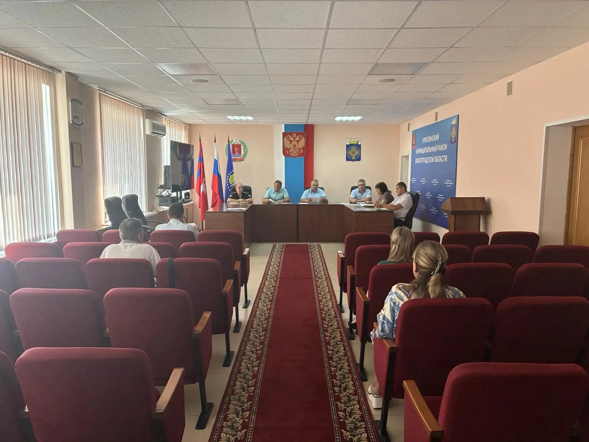 24 августа 2026 года проведено заседание антитеррористической комиссии в Урюпинском мун...