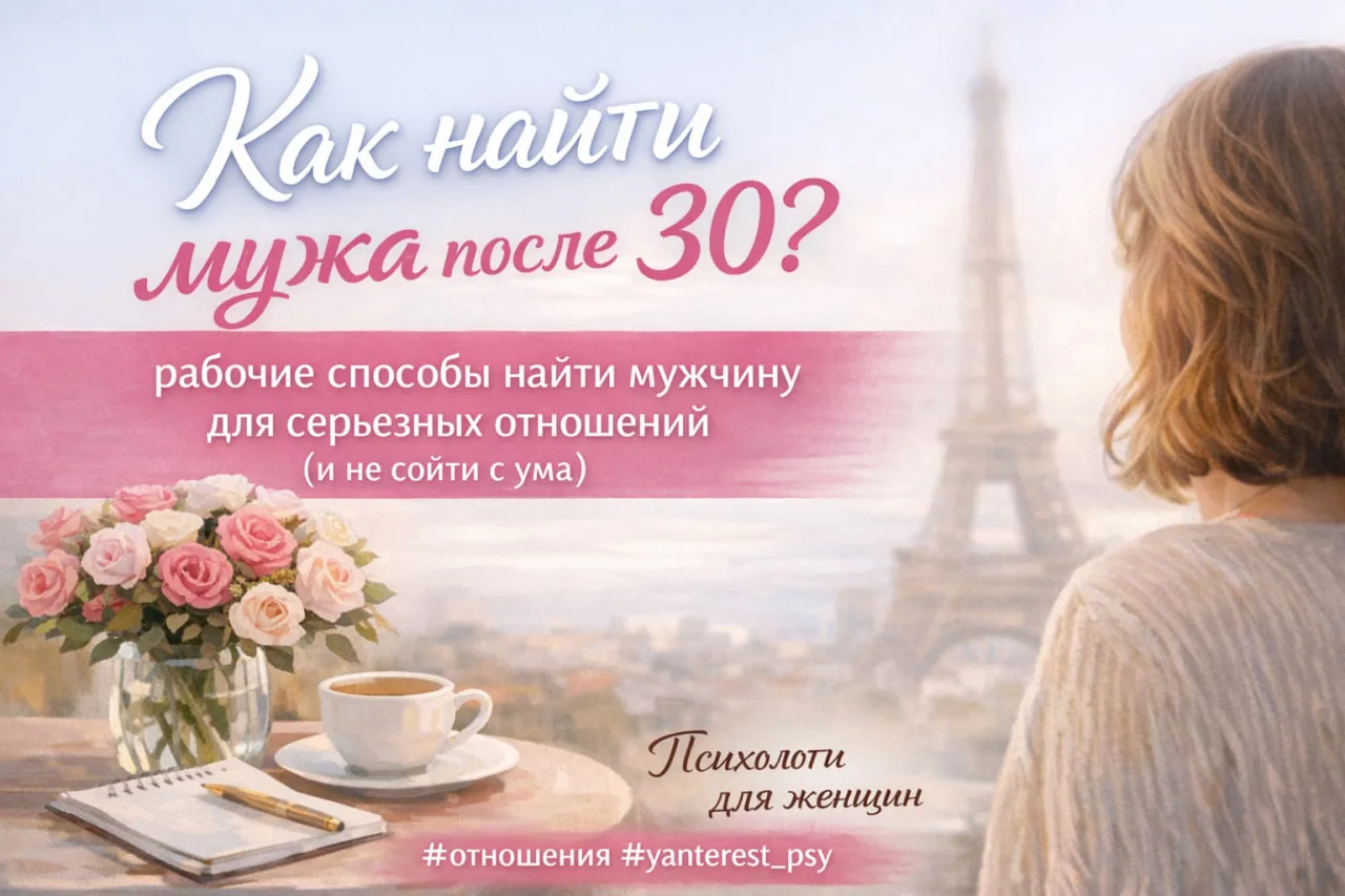 Как найти мужа после 30? Или рабочие способы найти мужчину для серьезных отношений (и не сойти с ума
