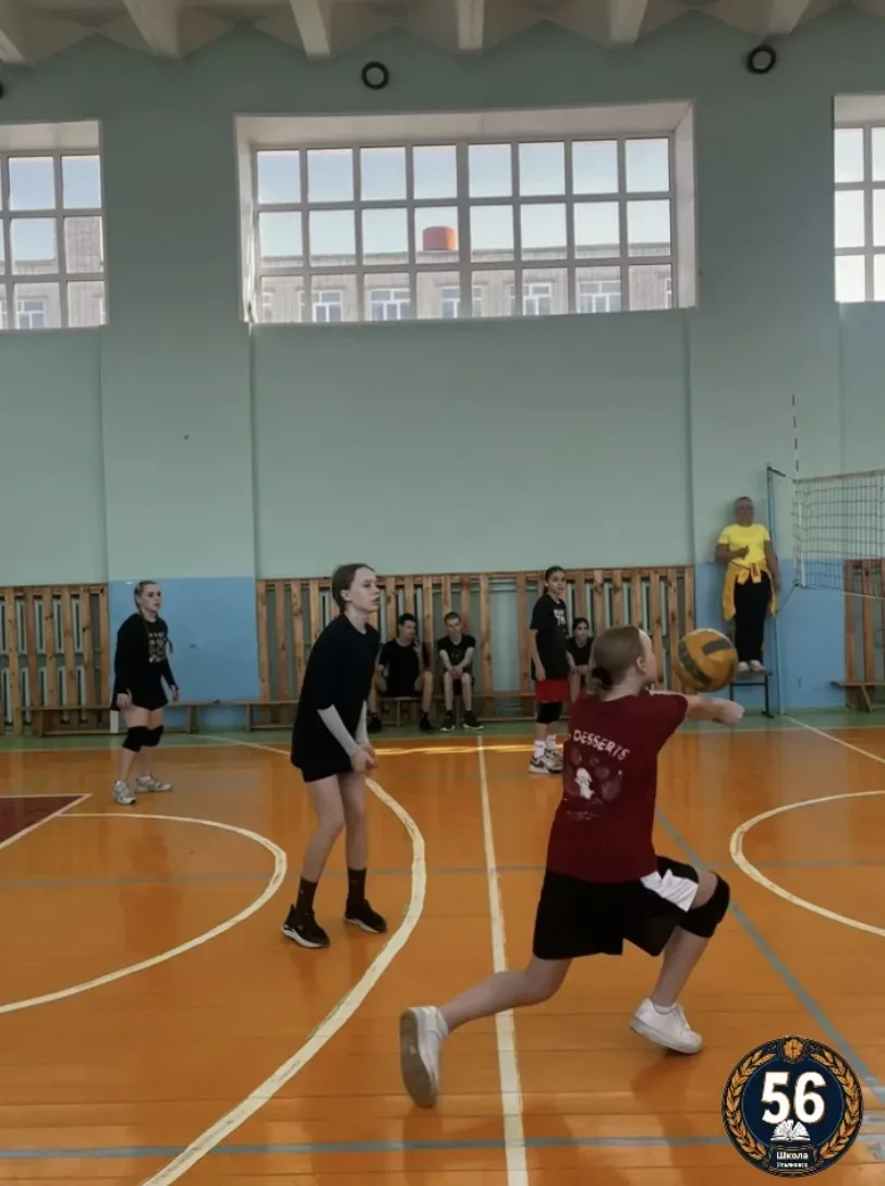 Товарищеская встреча по волейболу между сборными Гуманитарного лицея и МБОУ СШ № 56 про...