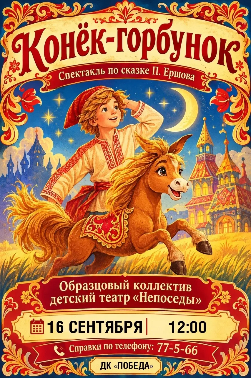 Спектакль "Конек - горбунок"💥