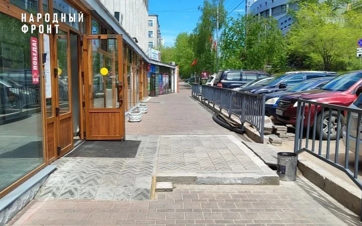 В центре Улан-Удэ оборудуют новые пандусы.