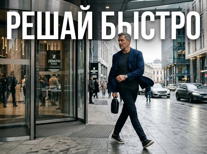 Успех любит тех, кто умеет быстро принимать решения.  
Пока другие сомневаются, взвешивают и ждут ид