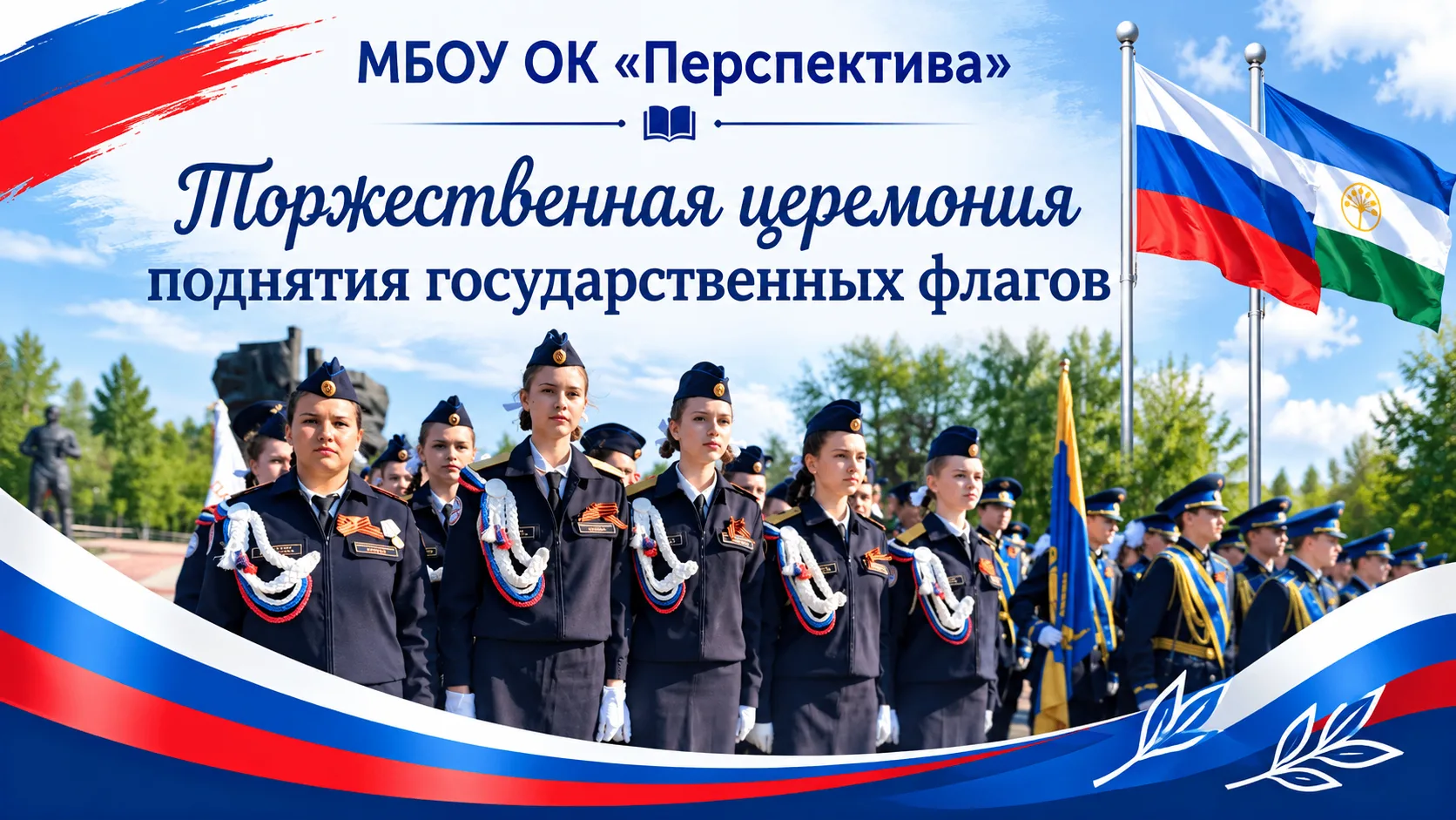 Новая учебная неделя в МБОУ ОК «Перспектива» традиционно началась с торжественной церем...