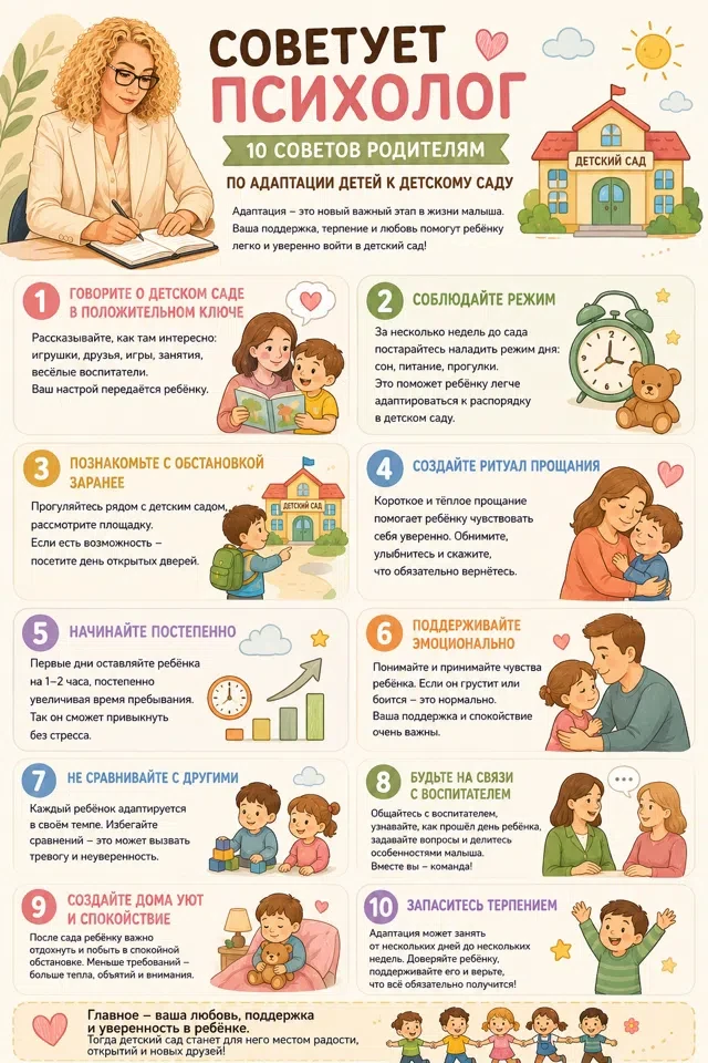 📣 Наш психолог Ирина Семёновна подготовила для родителей важную информацию!