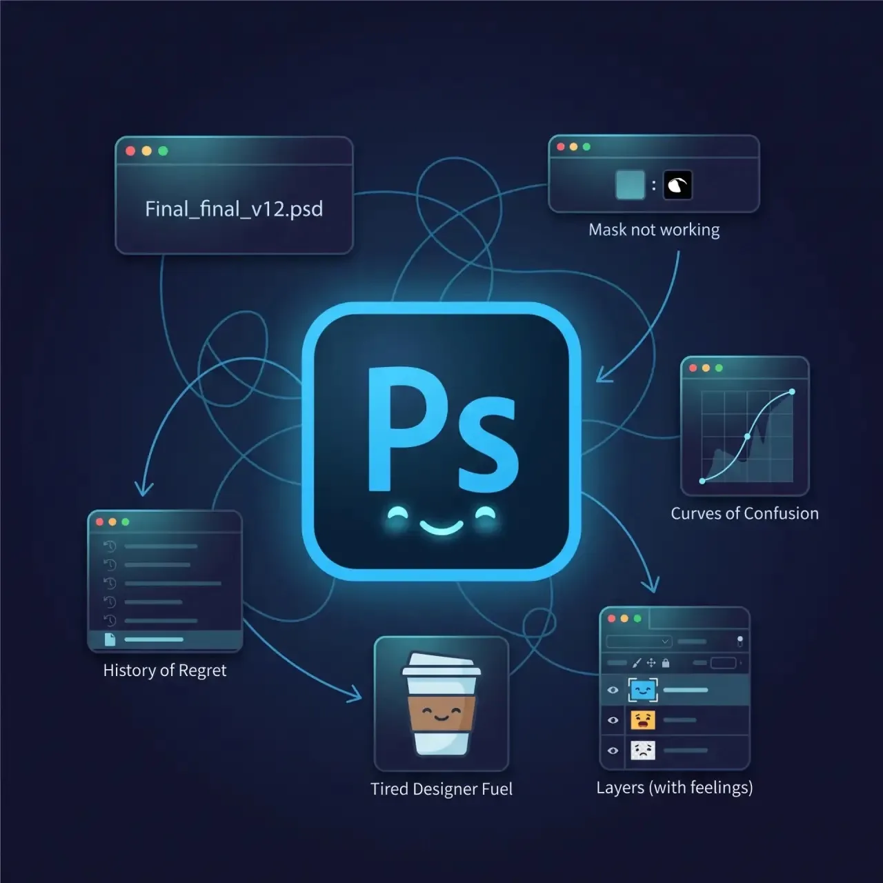 Недавно решила освоить PHOTOSHOP.