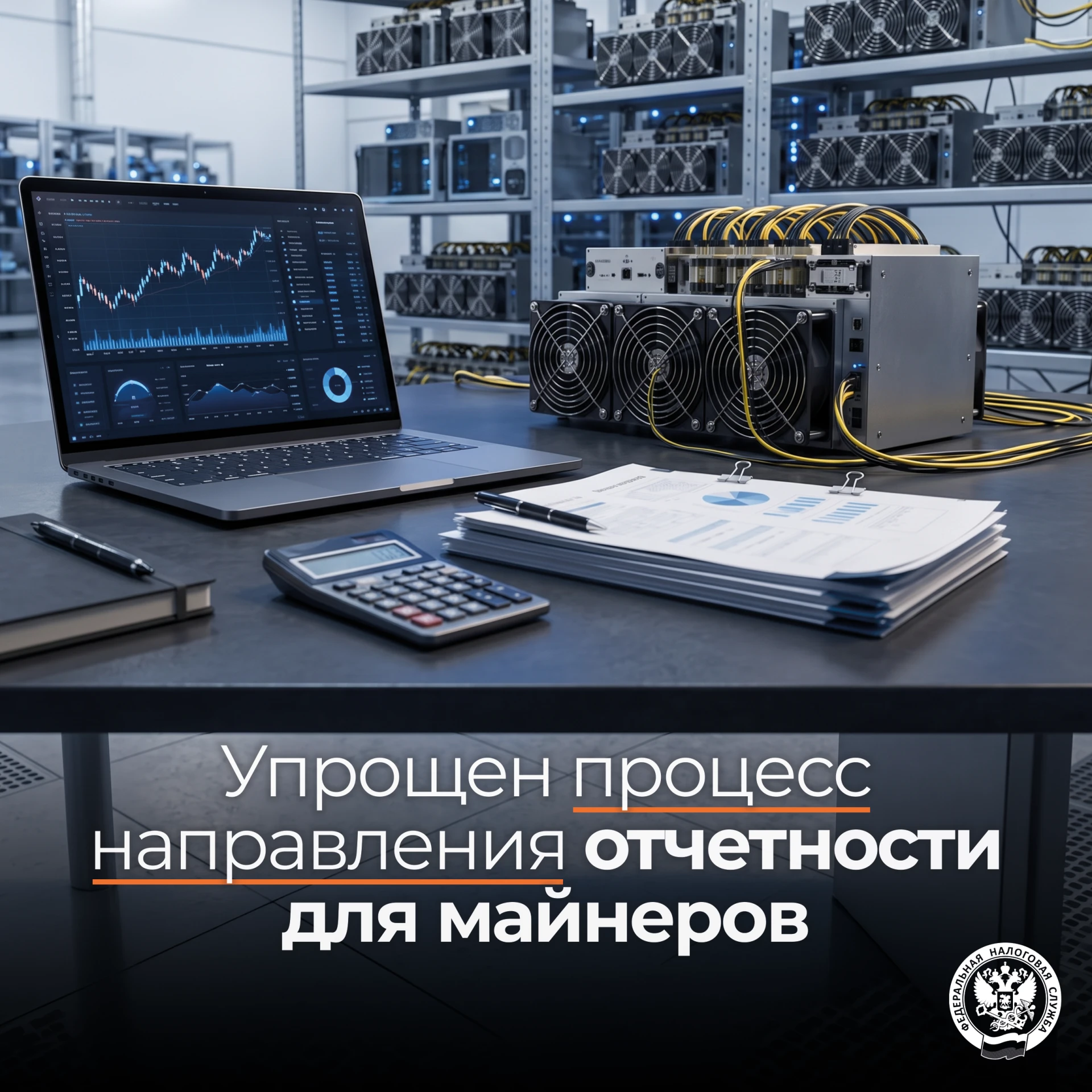 Отчет о намайненной цифровой валюте теперь можно сформировать в «Налогоплательщик ЮЛ» 💻